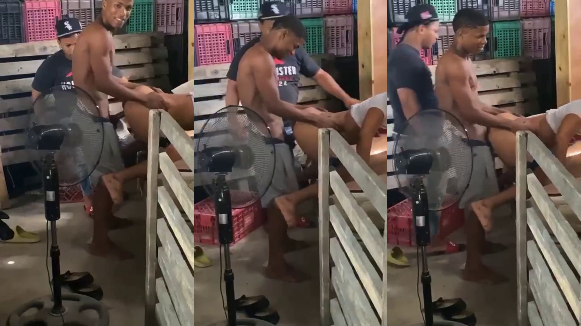 Ponemos a Ricky a follarla en el mercado