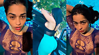 Ojos Verdes Dominicana Aidelis Estrella Mostrando Su 2 Tetas Enormes